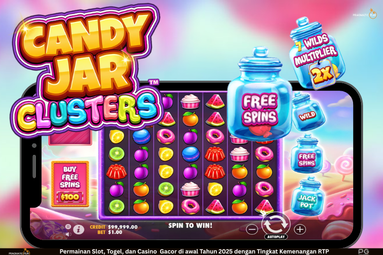 Candy Jar Clusters – Slot Manis Penuh Kejutan dari Pragmatic
